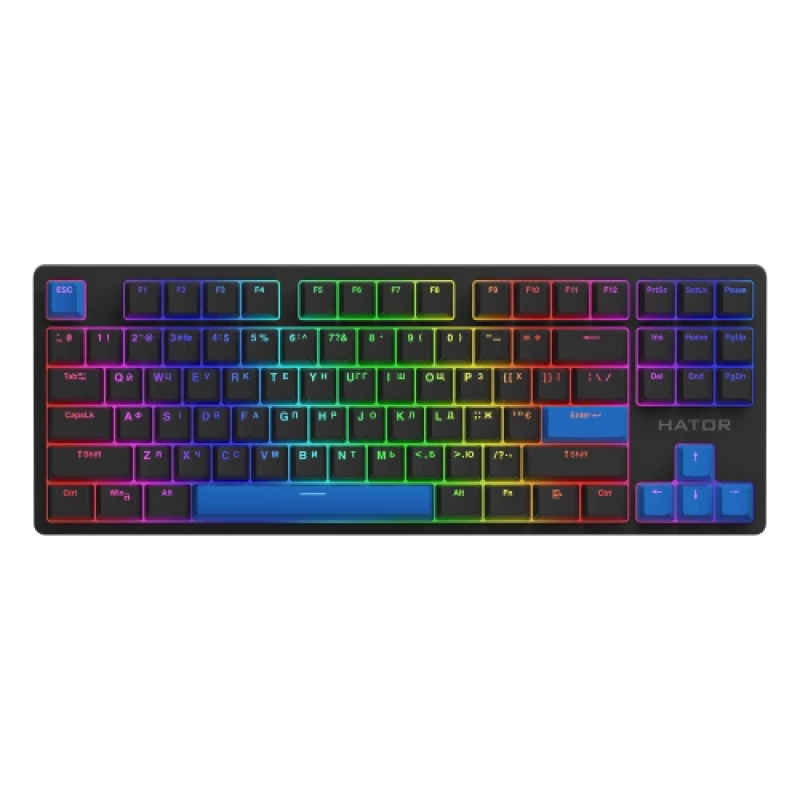 HATOR Royal Navy Blue PBT keycaps - ESC/SPACE/ENTER/R.SHIFT/ARROWS (HTS-714)