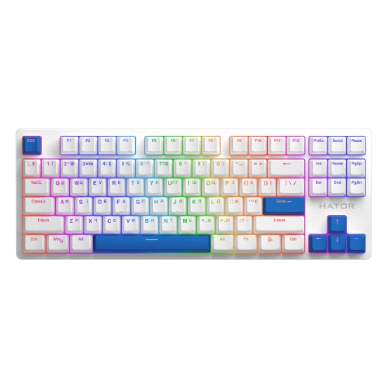HATOR Royal Navy Blue PBT keycaps - ESC/SPACE/ENTER/R.SHIFT/ARROWS (HTS-714)