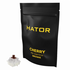 Комплект HATOR Hotswap Switch Cherry MX Brown (HTS-124)