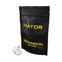 Комплект HATOR Aurum Milky Way Silent switch linear 10шт. (HTS-187)