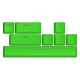 HATOR Green Lime PBT keycaps - ESC/SPACE/ENTER/R.SHIFT/ARROWS (HTS-710)