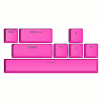 HATOR Knockout Pink PBT keycaps  - ESC/SPACE/ENTER/R.SHIFT/ARROWS (HTS-711)