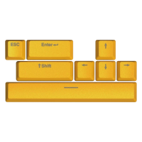 HATOR Sunny Yellow PBT keycaps  - ESC/SPACE/ENTER/R.SHIFT/ARROWS (HTS-715)