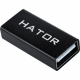 Перехідник універсальний USB-A 3.0 female to Type-C female (ACC-215) чорний