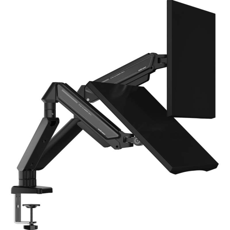 Настільне кріплення для монітора Anda Seat Stealth II Duo 17’’-32’’ Black (AD-W-A6D-2S-BB)