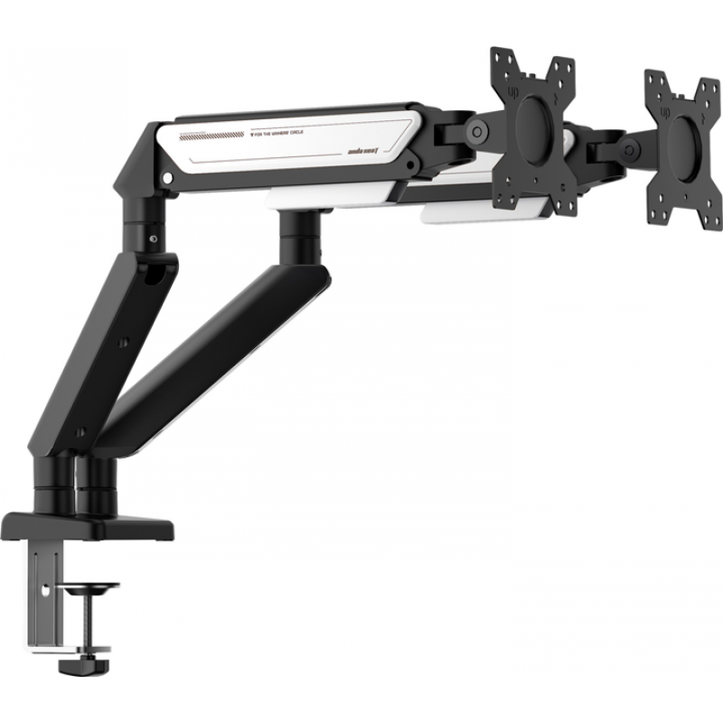 Настільне кріплення для монітора Anda Seat Stealth II Duo 17’’-32’’ Black & White (AD-W-A6D-2S-BW)