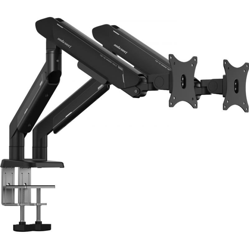 Настільне кріплення для двох моніторів Anda Seat Stealth PRO II Duo 17’’-42’’ Black (AD-W-A9-2S-BB)