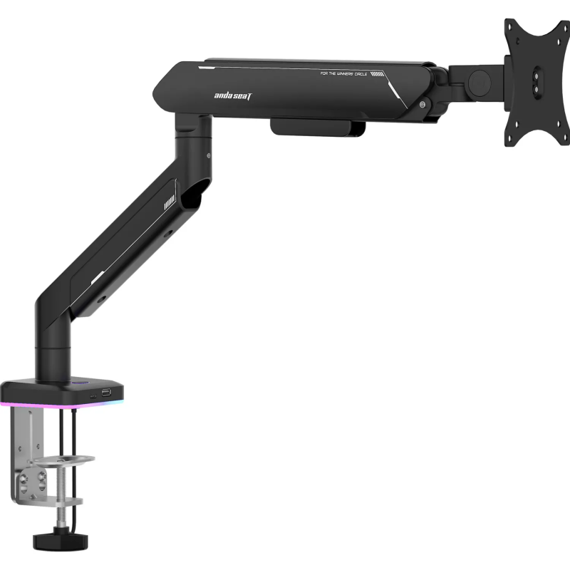 Настільне кріплення для монітора Anda Seat Stealth Pro II RGB 17’’-42’’ Black (AD-W-A9X-1S-BB)