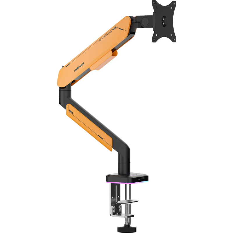 Настільне кріплення для монітора Anda Seat Stealth Pro II RGB 17’’-42’’ Orange (AD-W-A9X-1S-BO)