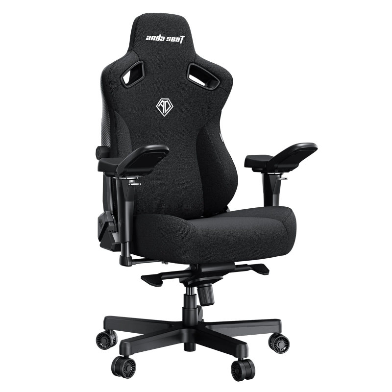 Крісло ігрове Anda Seat Kaiser 3 Pro Fabric Black Size XL (AD12YDC-XL-01-B-CF-B02)