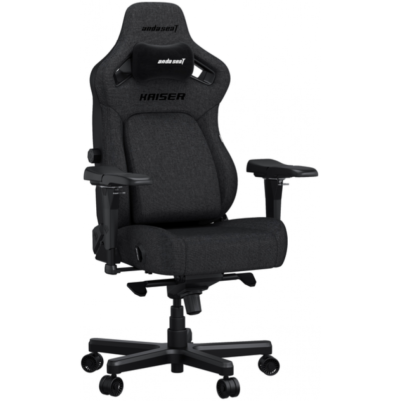 Кресло игровое Anda Seat Kaiser 4 Dark gray Fabric Size L (AD12YDDC-L-20-GB-CF)