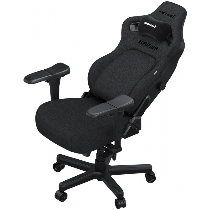 Кресло игровое Anda Seat Kaiser 4 Dark gray Fabric Size L (AD12YDDC-L-20-GB-CF)