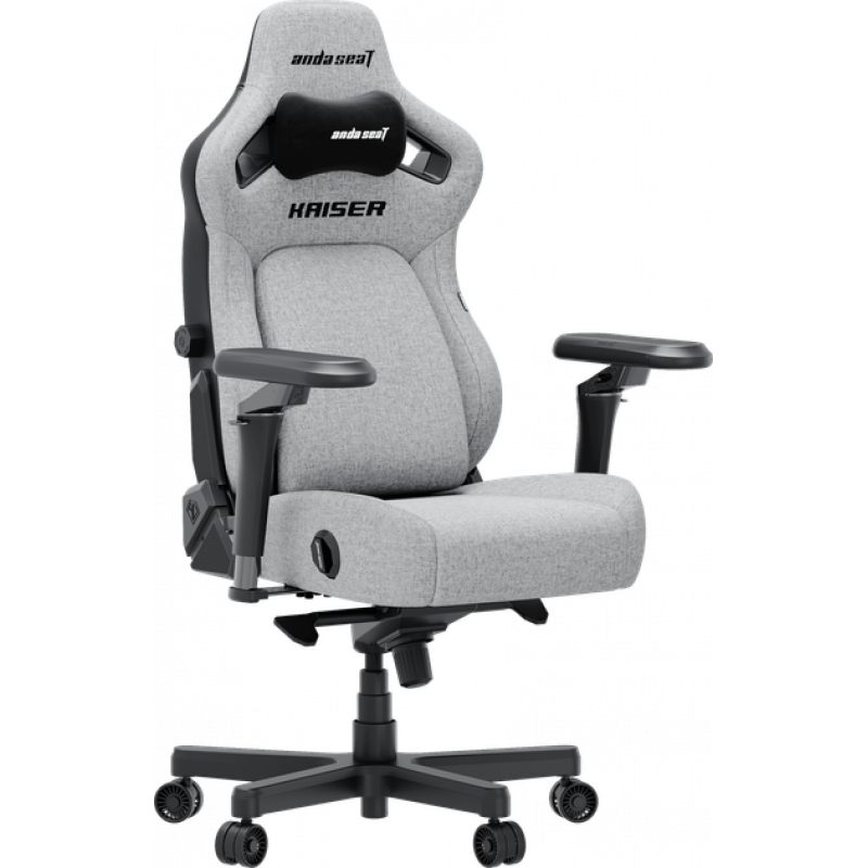 Кресло игровое Anda Seat Kaiser 4 V2 Ash Grey Fabric Size XL (AD12YDDC-XLL-20-G-CF-03)