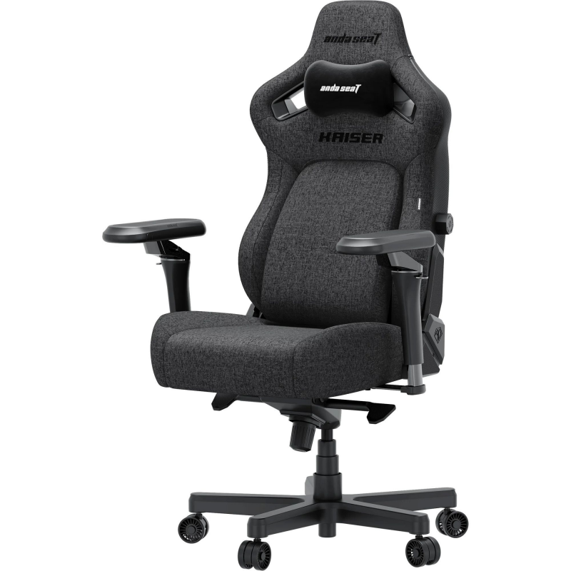 Крісло ігрове Anda Seat Kaiser 4 V2 Size XL Dark Gray Fabric (AD12YDDC-XLL-20-GB-CF-03)