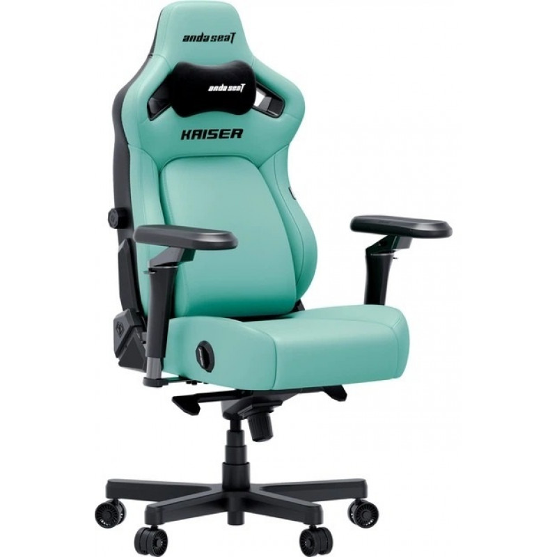Кресло геймерское игровое Anda Seat Kaiser 4 V2 Size XL Green PVC (AD12YDDC-XLL-20-E-PV/C-03)