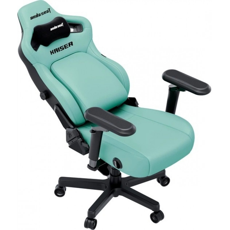 Кресло геймерское игровое Anda Seat Kaiser 4 V2 Size XL Green PVC (AD12YDDC-XLL-20-E-PV/C-03)