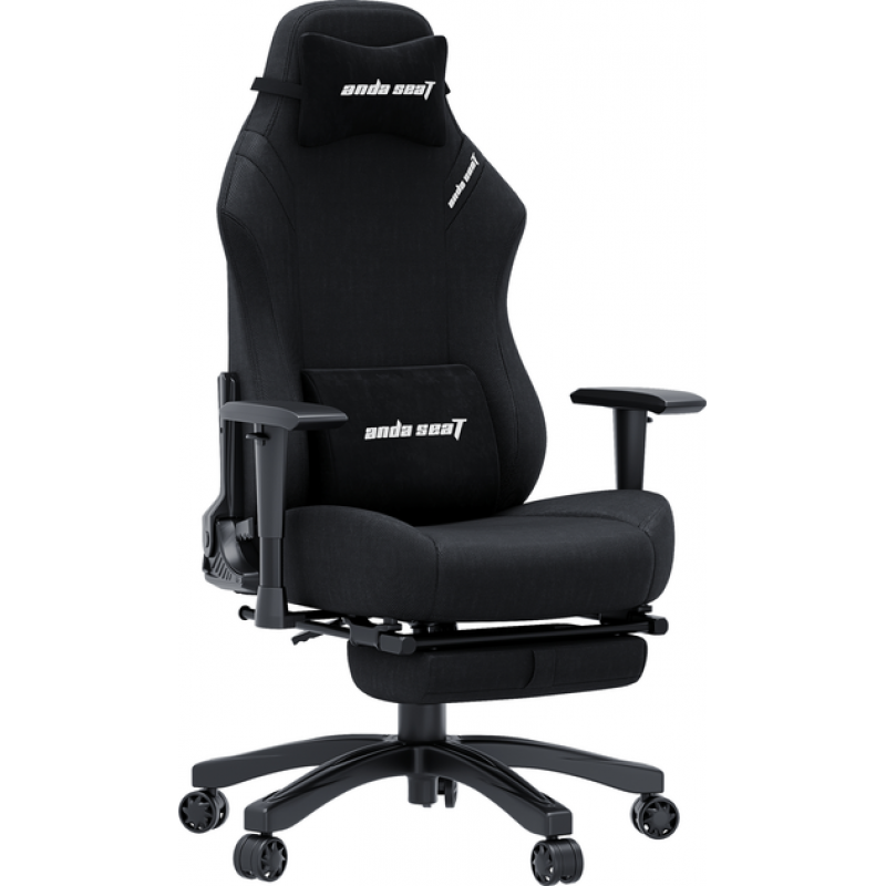 Кресло игровое Anda Seat Luna Pro Black Fabric Size L (AD18T-44-B-F)