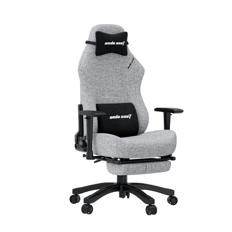 Крісло ігрове Anda Seat Luna Pro Gray Fabric Size L (AD18T-44-G-F)