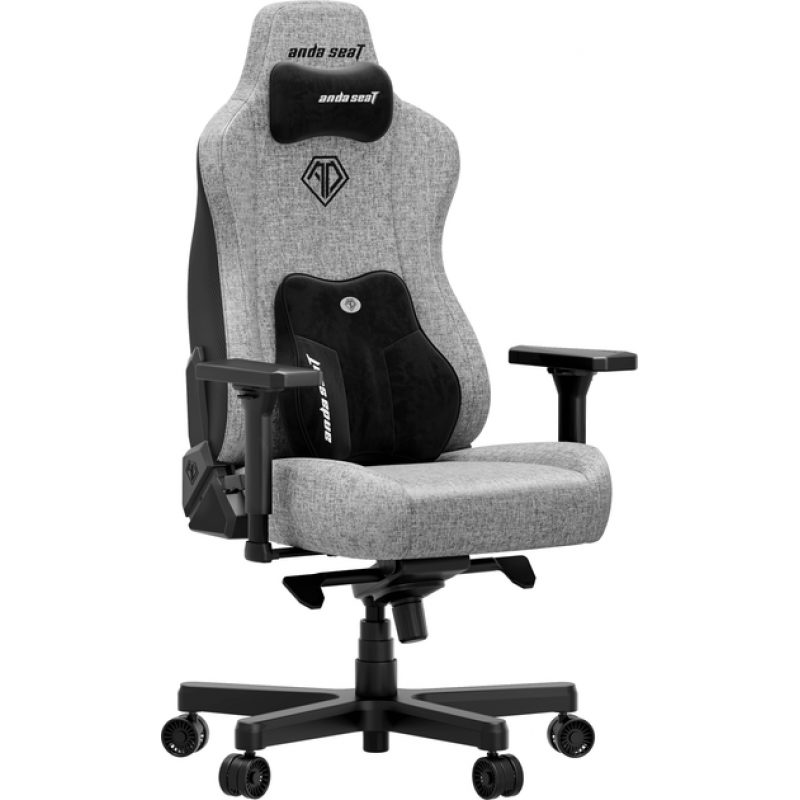 Кресло игровое Anda Seat Kaiser 3E Grey Fabric Size XL (AD23YC-XL-09-G-CF-G01)
