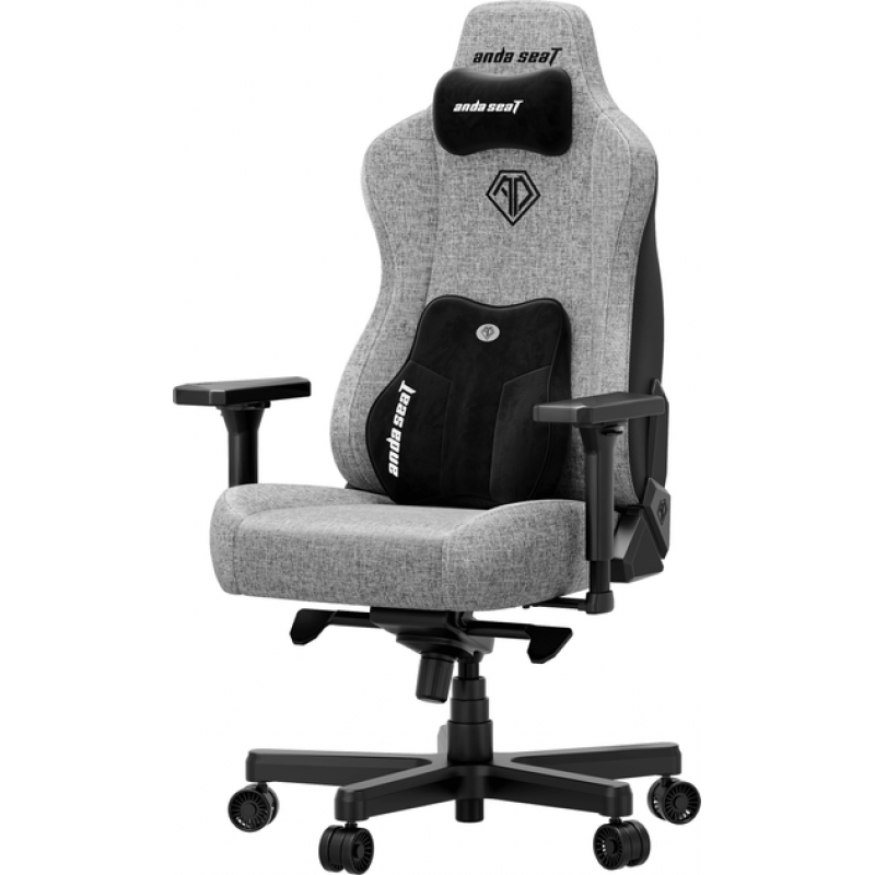 Кресло игровое Anda Seat Kaiser 3E Grey Fabric Size XL (AD23YC-XL-09-G-CF-G01)