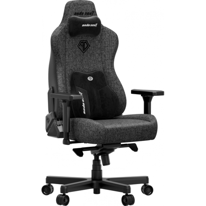Крісло ігрове Anda Seat Kaiser 3E Dark Grey Fabric Size XL (AD23YC-XL-09-GB-CF-G01)