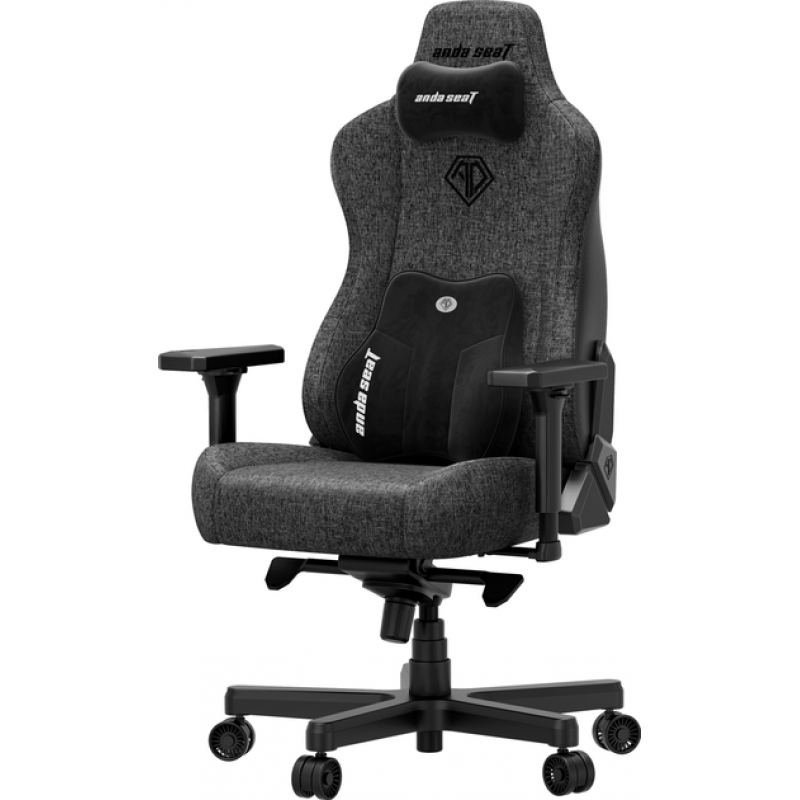 Крісло ігрове Anda Seat Kaiser 3E Dark Grey Fabric Size XL (AD23YC-XL-09-GB-CF-G01)