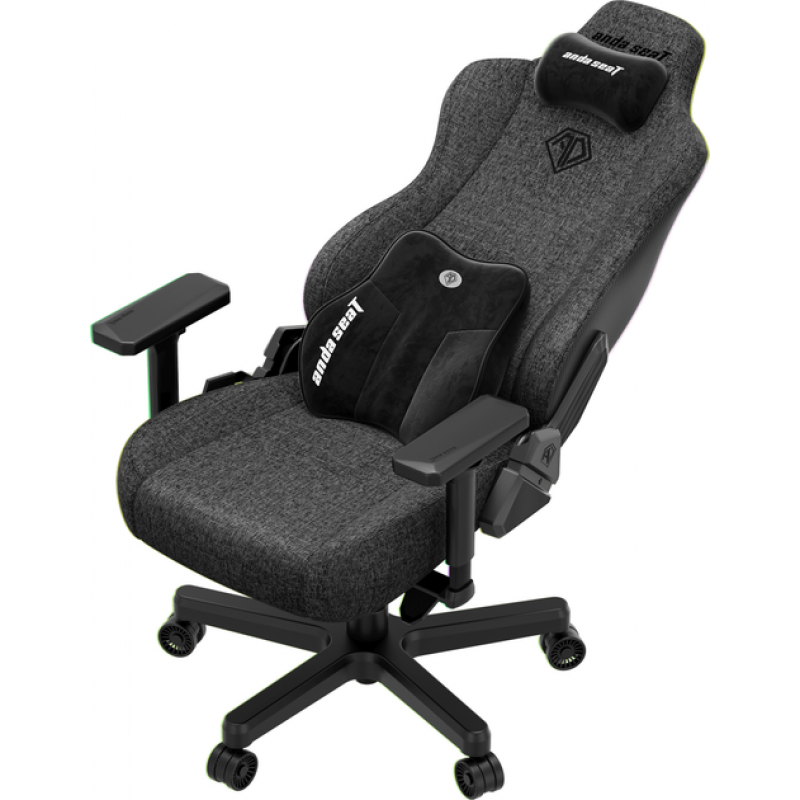 Крісло ігрове Anda Seat Kaiser 3E Dark Grey Fabric Size XL (AD23YC-XL-09-GB-CF-G01)
