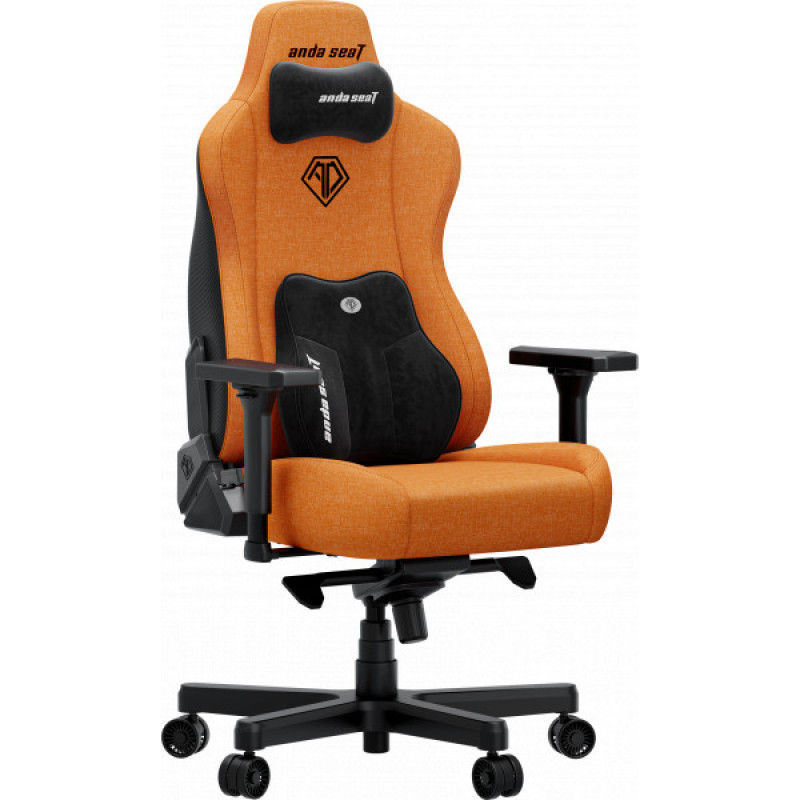 Кресло игровое Anda Seat Kaiser 3E XL Orange Fabric (AD23YC-XL-09-O-CF-O01)