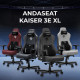 Кресло игровое Anda Seat Kaiser 3E XL Orange Fabric (AD23YC-XL-09-O-CF-O01)