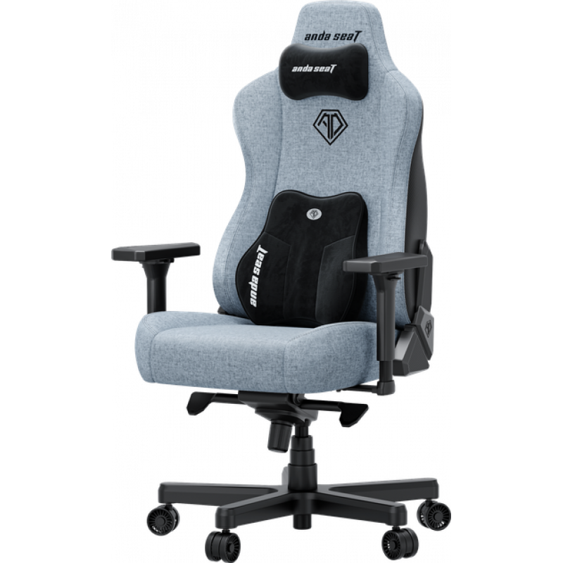 Кресло игровое Anda Seat Kaiser 3E XL Gray Blue Fabric (AD23YC-XL-09-T-CF-T01)