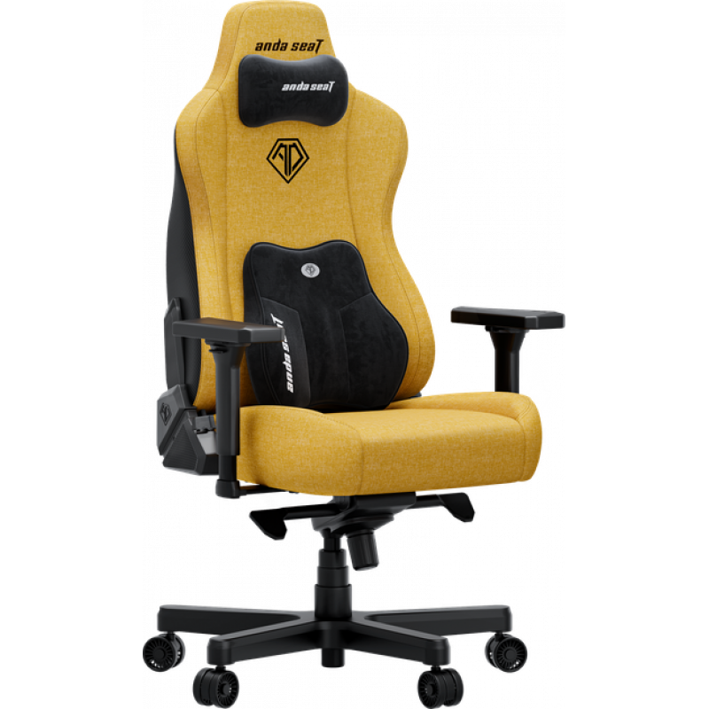 Крісло ігрове Anda Seat Kaiser 3E XL Bright Yellow Fabric (AD23YC-XL-09-Y-CF-Y01)