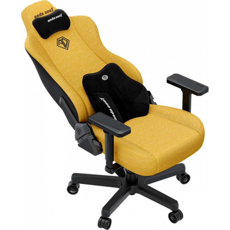 Крісло ігрове Anda Seat Kaiser 3E XL Bright Yellow Fabric (AD23YC-XL-09-Y-CF-Y01)