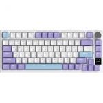 Бездротова механічна клавіатура Ajazz AK820 PRO 75% Flying Fish Switch White RGB (AK820PRO-FF-PWB)