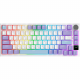 Бездротова механічна клавіатура Ajazz AK820 PRO 75% Flying Fish Switch White RGB (AK820PRO-FF-PWB)