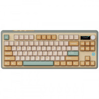 Беспроводная механическая клавиатура Ajazz AK870 Jasmine Switch - Yellow (AK870-JS-YWG)