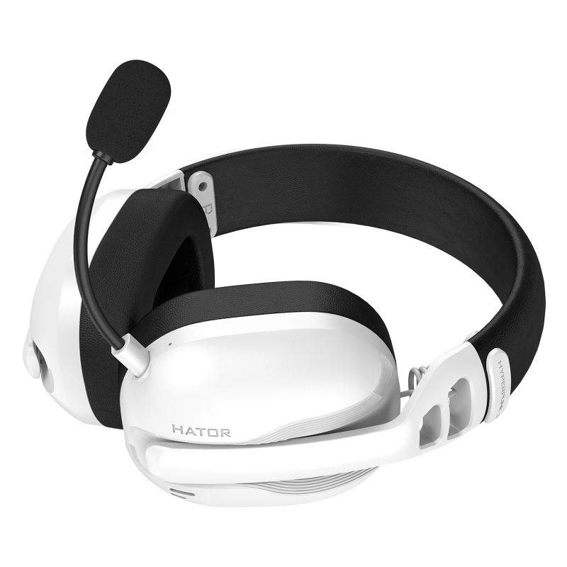 Ігрова гарнітура HATOR HYPERPUNK 3 Hi-Res (ESH16) wireless white, SyncHUB connection