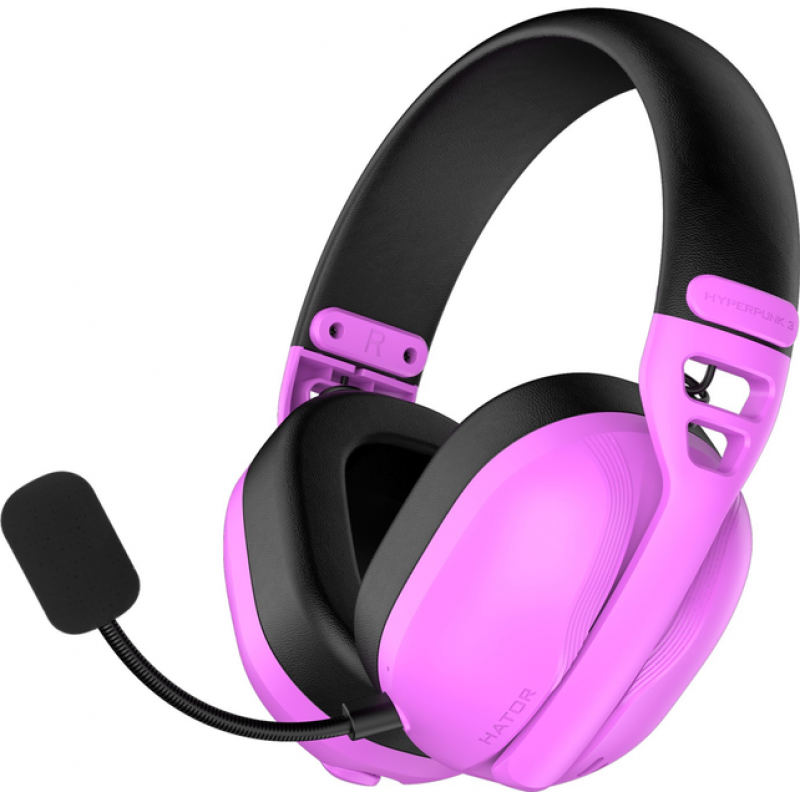 Ігрова гарнітура HATOR HYPERPUNK 3 Hi-Res (ESH19) wireless cyber violet, SyncHUB connection