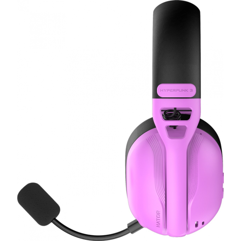 Ігрова гарнітура HATOR HYPERPUNK 3 Hi-Res (ESH19) wireless cyber violet, SyncHUB connection