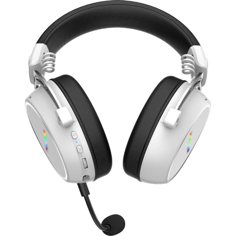 Ігрова гарнітура HATOR HYPERGANG 3 Hi-Res (ESH56) wireless white, SyncHUB connection