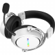 Ігрова гарнітура HATOR HYPERGANG 3 Hi-Res (ESH56) wireless white, SyncHUB connection