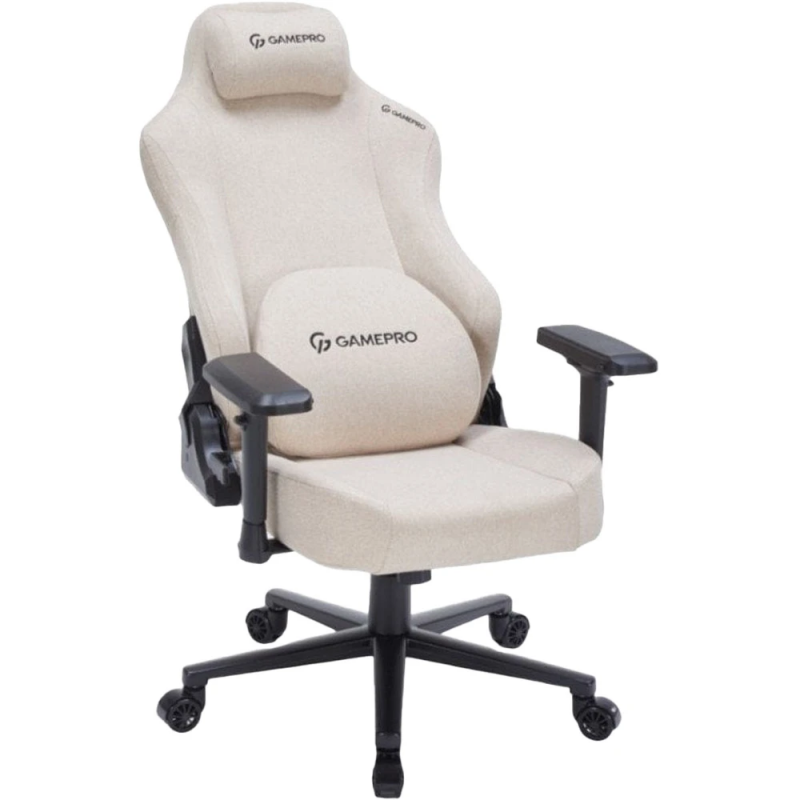Крісло ігрове GamePro FGC750G Fabric Beige