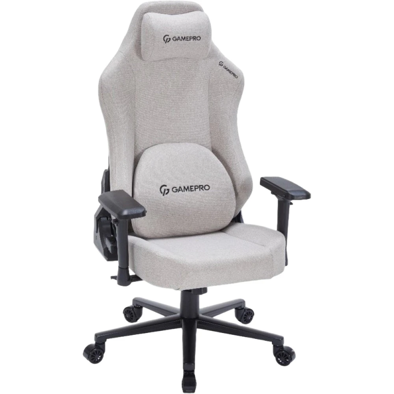 Крісло ігрове GamePro FGC750LG Fabric Light Gray