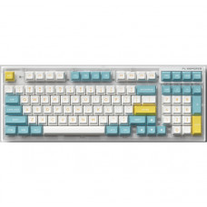 Клавіатура FL ESPORTS FL980V2 White Sea Salt Kailh Box Blueberry South LED Three-Mode (FL980V2-3914)