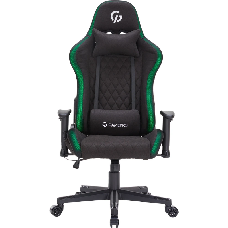 Крісло ігрове Gamepro GC700FB RGB Fabric Black