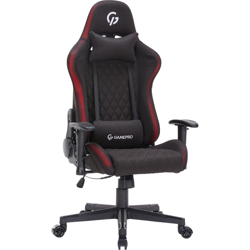 Крісло ігрове Gamepro GC700FB RGB Fabric Black