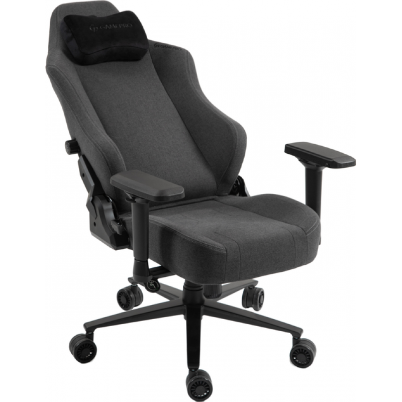 Крісло ігрове GamePro GC775DG Fabric Dark Gray