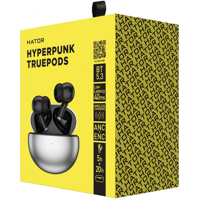 Ігрова гарнітура HATOR Hyреrpunk Truepods (HTA-430) Black
