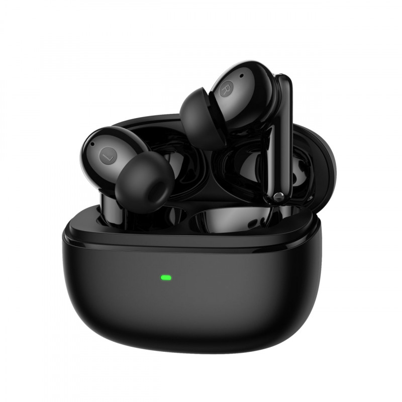 Ігрова гарнітура HATOR Hyреrpunk Truepods Hybrid ANC (HTA431) black, SyncHUB