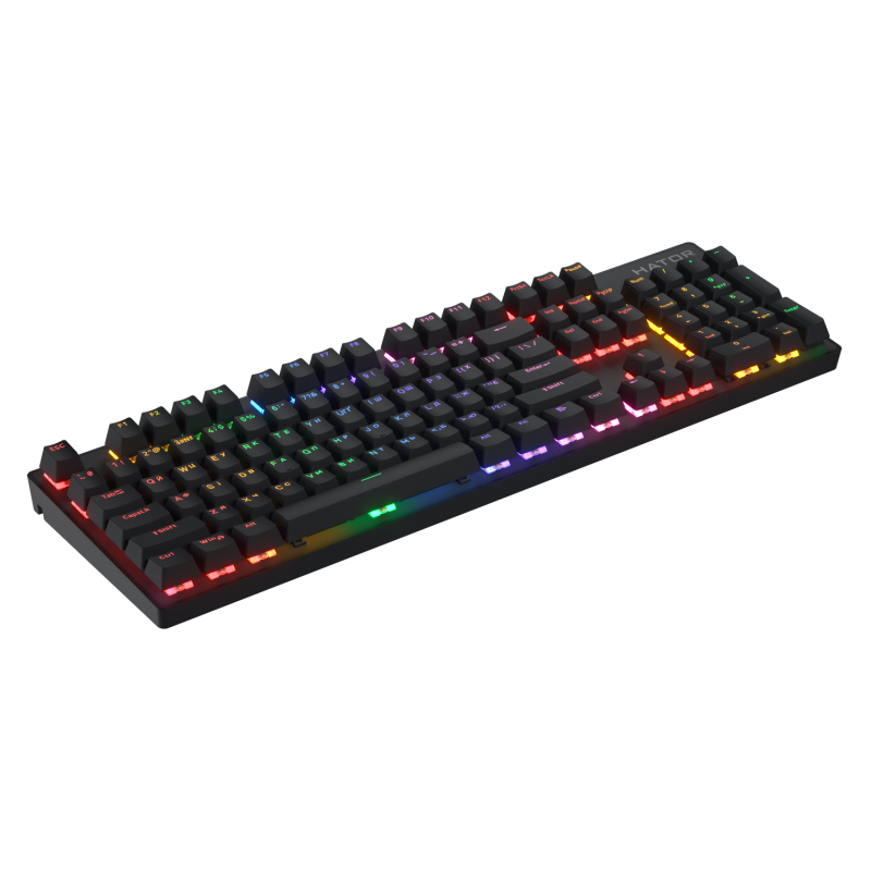 Клавіатура механічна HATOR Icefall Mecha Rainbow (HTK104UA) black