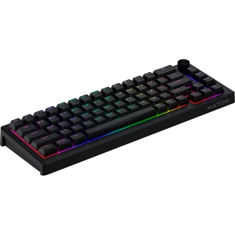Клавіатура механічна HATOR Skyfall 65 (HTK1160UA) black-black, HATOR Sterling speed switches